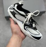 Balenciaga Radar Low-Top Sports and Casual Sneakers Black and White Upper Shoes